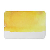 Gelbes Sandstrand Badematte (Vorderseite)