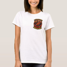 Gelbes Sasquatch-Frauen-T-Shirt mit passender Kist T-Shirt