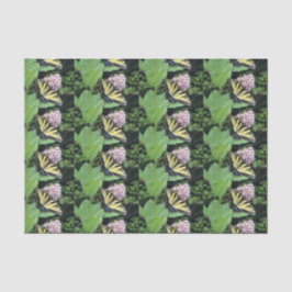 Gelbes Schmetterlingspapier Seidenpapier