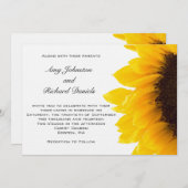 Gelbes schwarzes Gelb der Einladung (Vorne/Hinten)