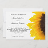 Gelbes schwarzes Gelb der Einladung (Vorderseite)