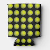 Gelbes schwarzes Tennisball-Muster, Dosenkühler (Vorderseite)