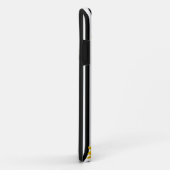 Gelbes SchwarzEyed Susan Foto Monogramm Schwarzer Case-Mate iPhone Hülle (Hinten/Rechts)