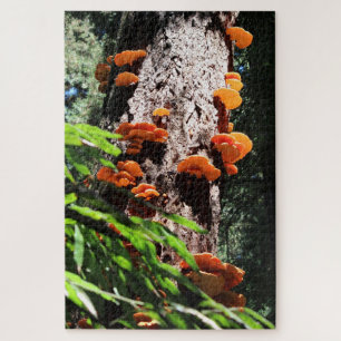 Gelbes Schwefelporling-Pilzmyzel Puzzle