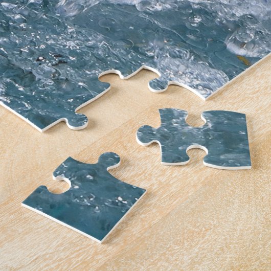 Gelbes schwimmendes Labrador retriever Puzzle (Seite)