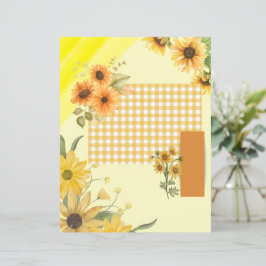 Gelbes Scrapbook-Papier