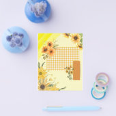 Gelbes Scrapbook-Papier Flyer (Einzeln)