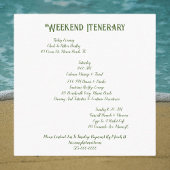 Gelbes Seepferd unter dem Meer Begleitkarte