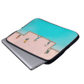 Gelbes Shirt Laptopschutzhülle (Vorne Knopf)