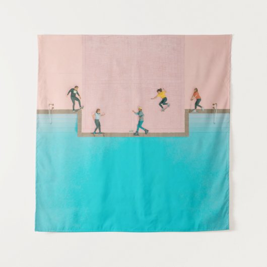 Gelbes Shirt Wandteppich (Vorderseite)