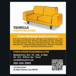 Gelbes Sofa - Verkauf von Möbeln Flyer<br><div class="desc">Gelbes Sofa - Möbel Store Sales Werbung Flyer von der Business Card Store.</div>