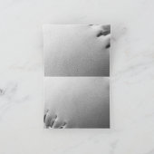 Gelbes Softball-Innere verblassen Karte (Innenseite)