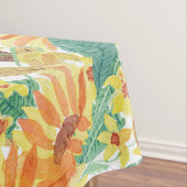 Gelbes Sommersonnenblumenmuster Tischdecke (Beispiel)