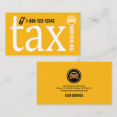 Gelbes Sondertaxi Letter-i-Zeichensatz Visitenkarte (Vorne/Hinten)