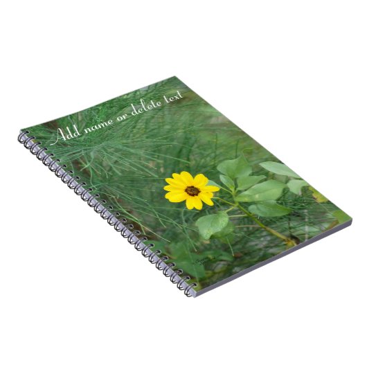 Gelbes SonnenblumenNotebook Notizblock (Rechte Seite)
