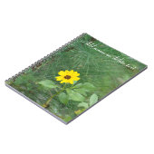 Gelbes SonnenblumenNotebook Notizblock (Linke Seite)
