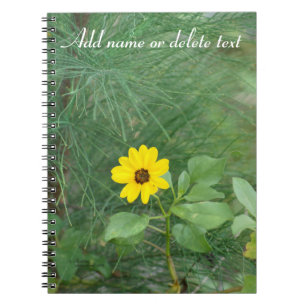 Gelbes SonnenblumenNotebook Notizblock