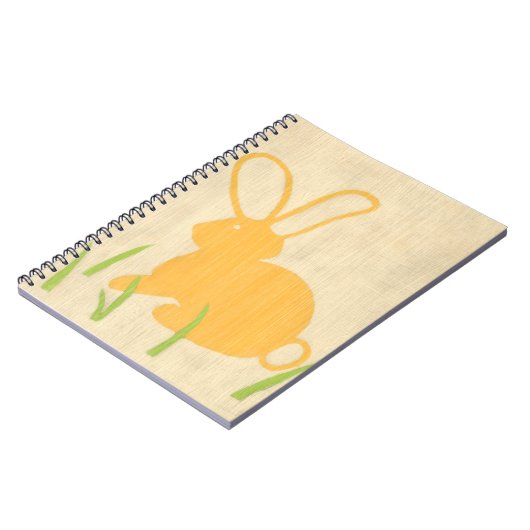 Gelbes, sonniges und grünes Gras von Chariklia Zar Notizblock (Linke Seite)