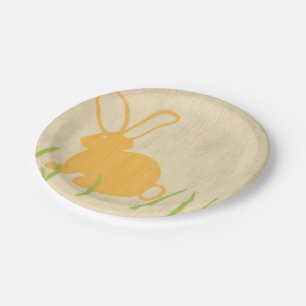 Gelbes, sonniges und grünes Gras von Chariklia Zar Pappteller