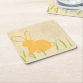 Gelbes, sonniges und grünes Gras von Chariklia Zar Rechteckiger Pappuntersetzer (angewinkelt)