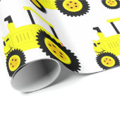 Gelbes Spinnpapier Geschenkpapier (Rolleneckpunkt)