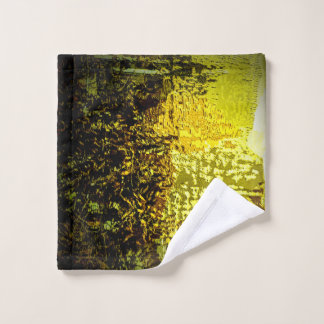 Gelbes Spinntuch Waschlappen