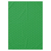 Gelbes Sternmuster auf Grün Tischdecke (Vorderseite)