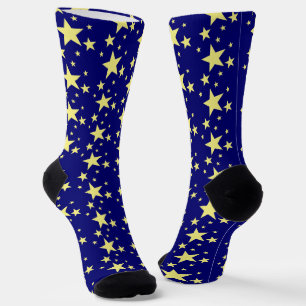 Gelbes Sternmuster Socken