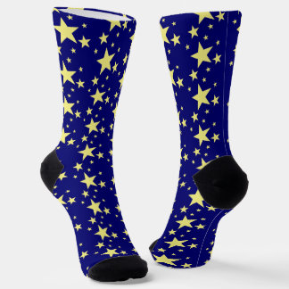 Gelbes Sternmuster Socken