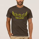 Gelbes Swooping Eagle/Falke 1 T-Shirt (Vorderseite)