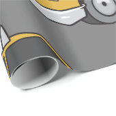 Gelbes Taxi Geschenkpapier (Rolleneckpunkt)