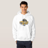Gelbes Taxi Hoodie (Vorne ganz)