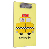 Gelbes Taxi Klemmbrett (Rechts)