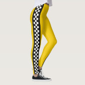 Gelbes Taxi Leggings (Rechts)
