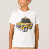 Gelbes Taxi T-Shirt (Vorderseite)