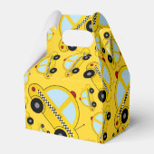 Gelbes Taxis Geschenkschachtel (Rückseite)