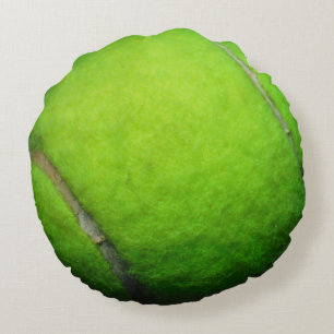 Gelbes Tennisball-Kissen Rundes Kissen
