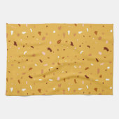 Gelbes Terrazzo-Muster Geschirrtuch (Horizontal)