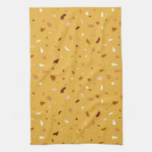 Gelbes Terrazzo-Muster Geschirrtuch (Vertikal)