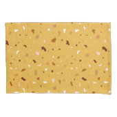 Gelbes Terrazzo-Muster Kissenbezug (Vorderseite)