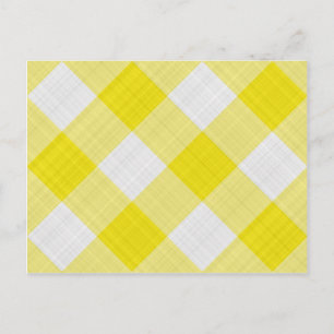 gelbes Tischtuch Postkarte
