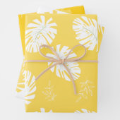 Gelbes Tropenpapier für Blätter (Beispiel)