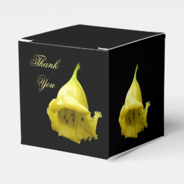 Gelbes tropisches Blossom Geschenkschachtel