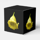 Gelbes tropisches Blossom Geschenkschachtel (Rückseite)