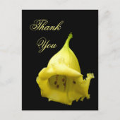 Gelbes tropisches Blossom Postkarte (Vorderseite)