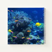 Gelbes tropisches Foto Notizblock (Rückseite)