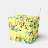 Gelbes tropisches Paradies-Muster Geschenkschachtel (Vorderseite)