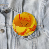 Gelbes Tulip-Abzeichen Button (Beispiel)