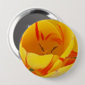 Gelbes Tulip-Abzeichen Button (Vorne & Hinten)