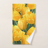 Gelbes Tulpe-Feld Badhandtuch Set (Handtuch)